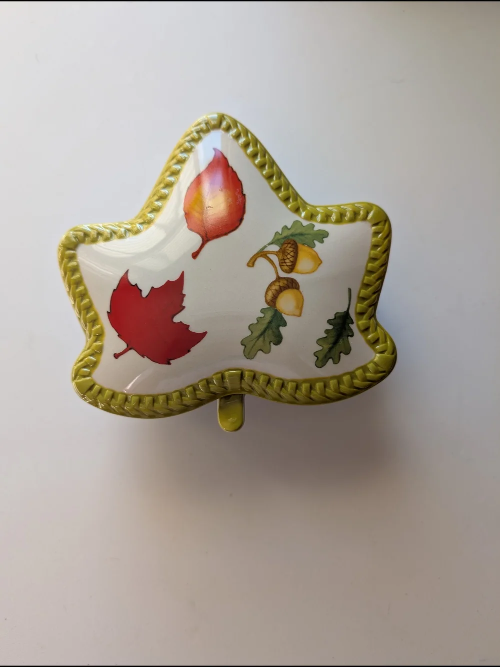 Temp-tations by Tara Seasonal Leaf Shaped Dish with Lid